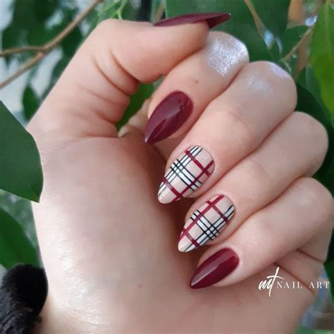 nails burberry|burberry nails for christmas.